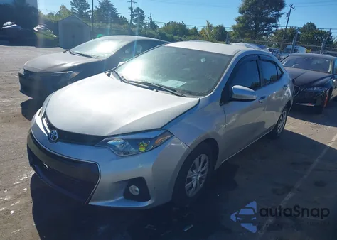 2016 Toyota Corolla L z USA, uszkodzony, nr VIN 2T1BURHE8GC493301